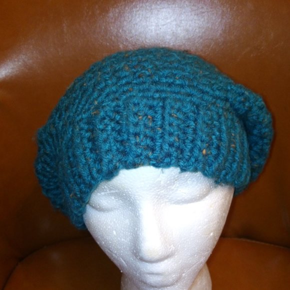 Handcrafted Super Thick Adult Crochet Hat - Picture 9 of 11